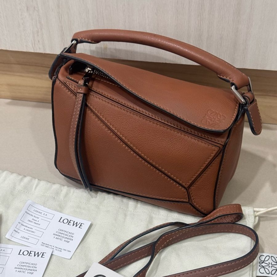 Loewe mini puzzle咖色-5