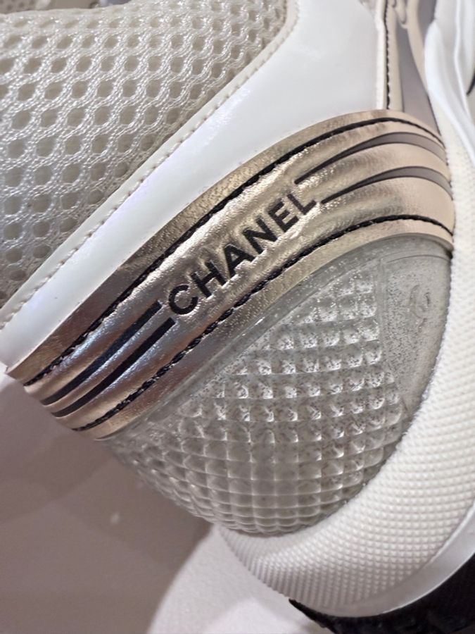 CHANEL✨新款銀角大王休閒鞋運動鞋 香檳金色 #40-18