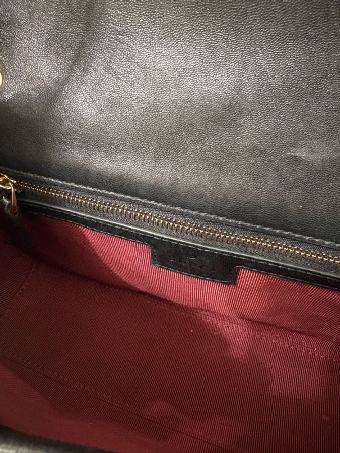 GUCCI marmont 26 新款 黑色 小羊皮 25年新款-12
