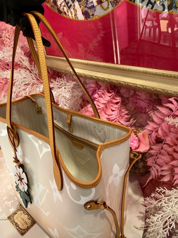 lv 閒置新未用 neverfull 購物包-3