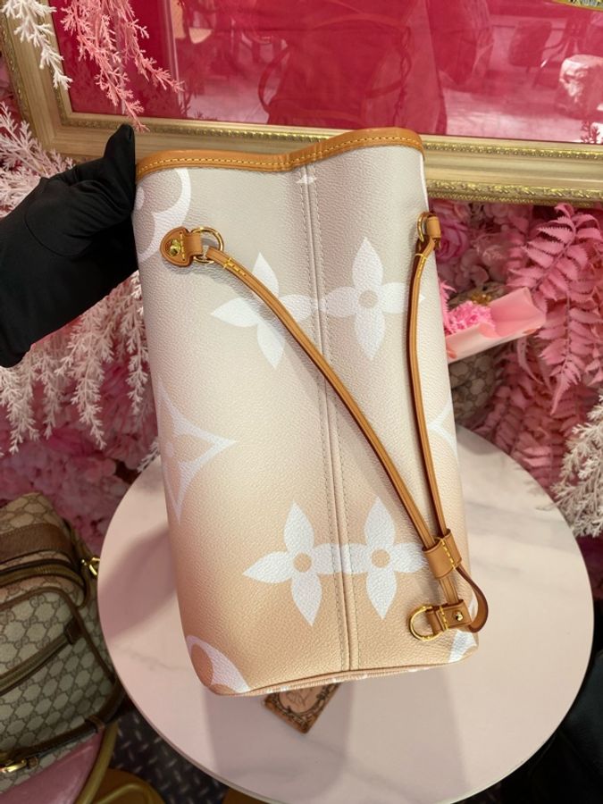 lv 閒置新未用 neverfull 購物包-4