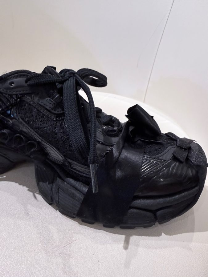 Balenciaga✨蕾絲蝴蝶結Y2K厚底鞋半拖鞋 #39-6