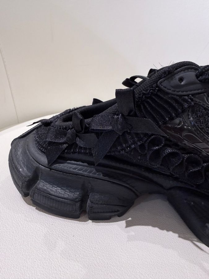 Balenciaga✨蕾絲蝴蝶結Y2K厚底鞋半拖鞋 #39-7