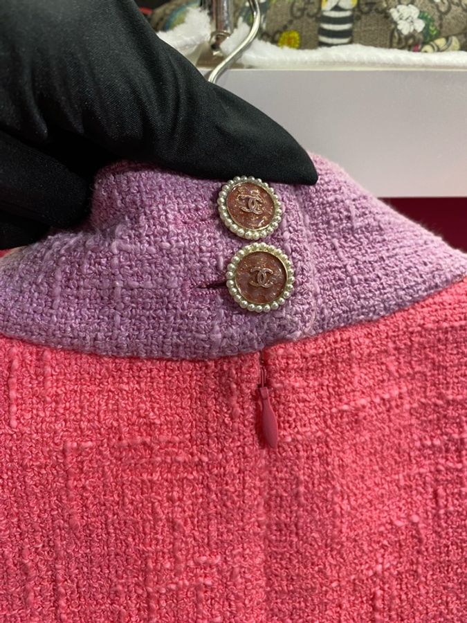 Chanel 粉洋裝-1