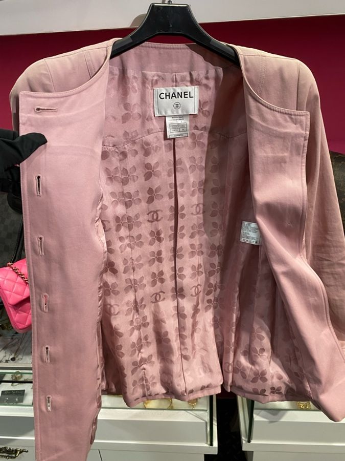 Chanel 粉外套 風衣-4