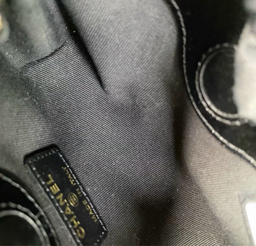 【威選精品】🖤 CHANEL 黑色超 Mini 31 Bag|油蠟皮・淡金扣-9