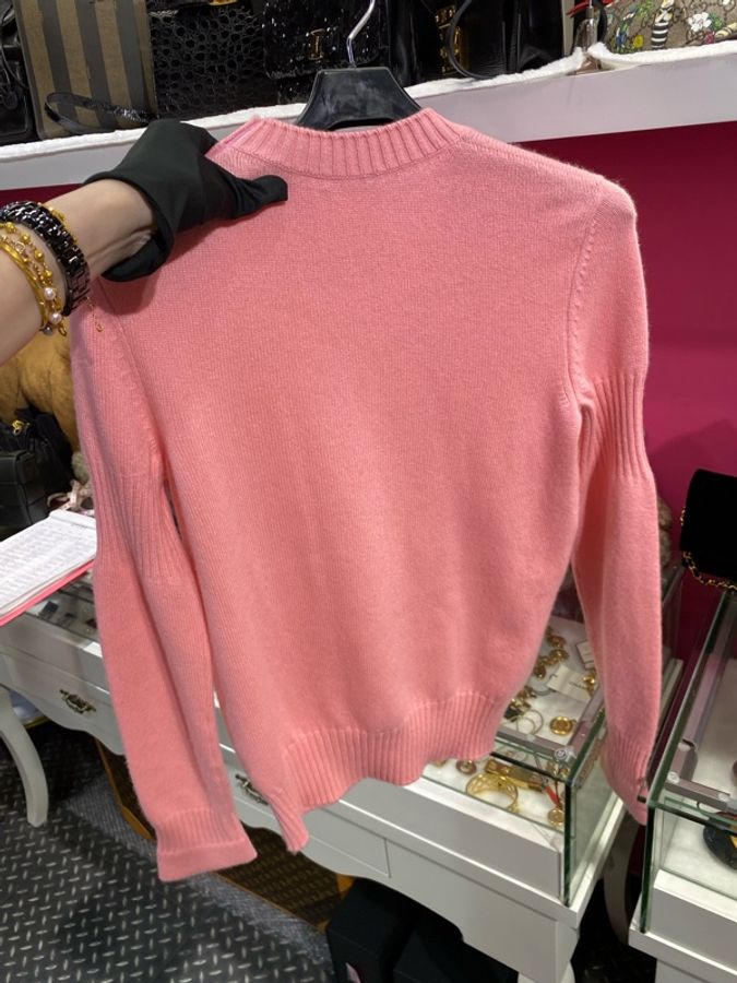 Chanel 粉毛衣-5