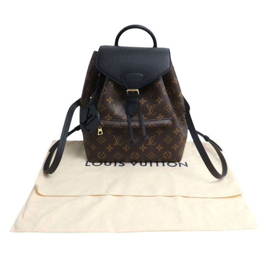 路易威登 Montsouris NM PM 雙肩包/日用包 Monogram Noir M45515 女款-5