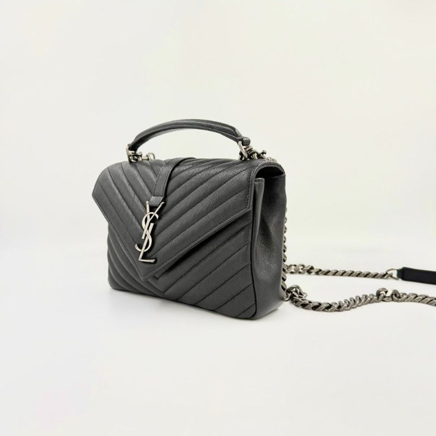 YSL-黑羊皮College手把學院包600279-2