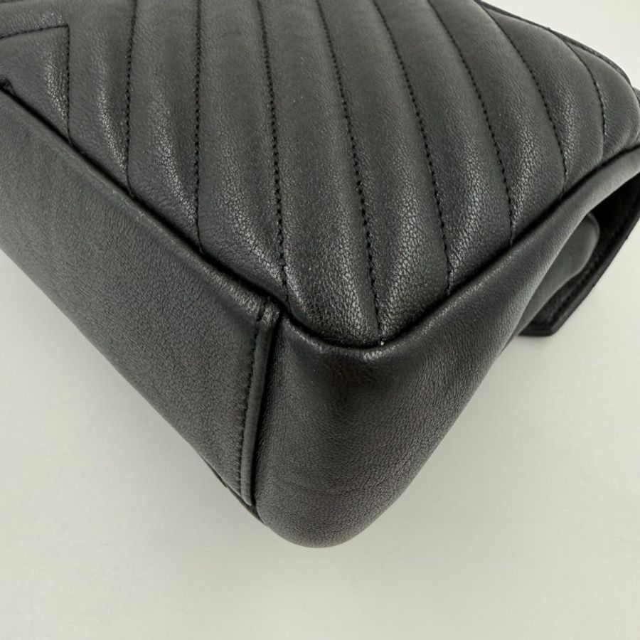 YSL-黑羊皮College手把學院包600279-9