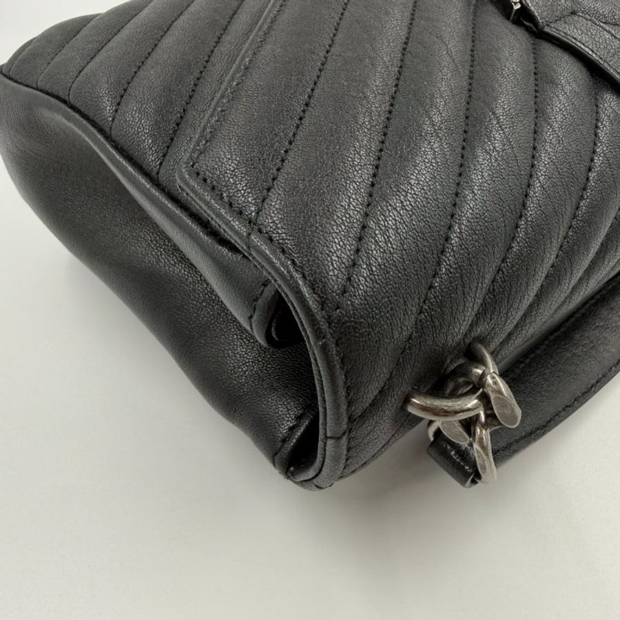 YSL-黑羊皮College手把學院包600279-11