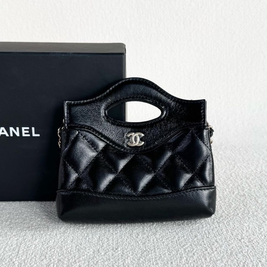🌷迷你可愛帶票帶膜!Chanel 香奈兒 31bag super mini-1