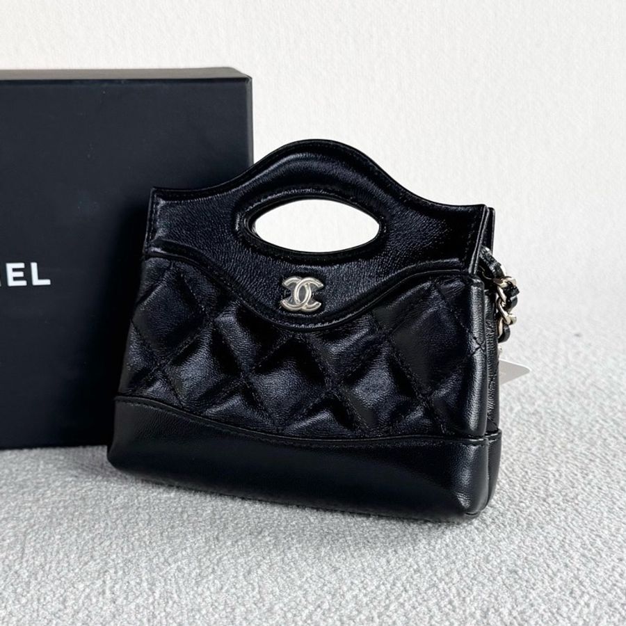 🌷迷你可愛帶票帶膜!Chanel 香奈兒 31bag super mini-3
