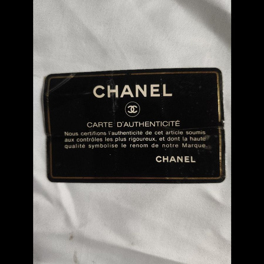 CHANEL 黑色 化妝包 老香 vintage-18