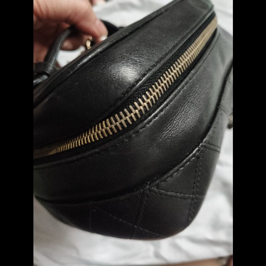 CHANEL 黑色 化妝包 老香 vintage-20