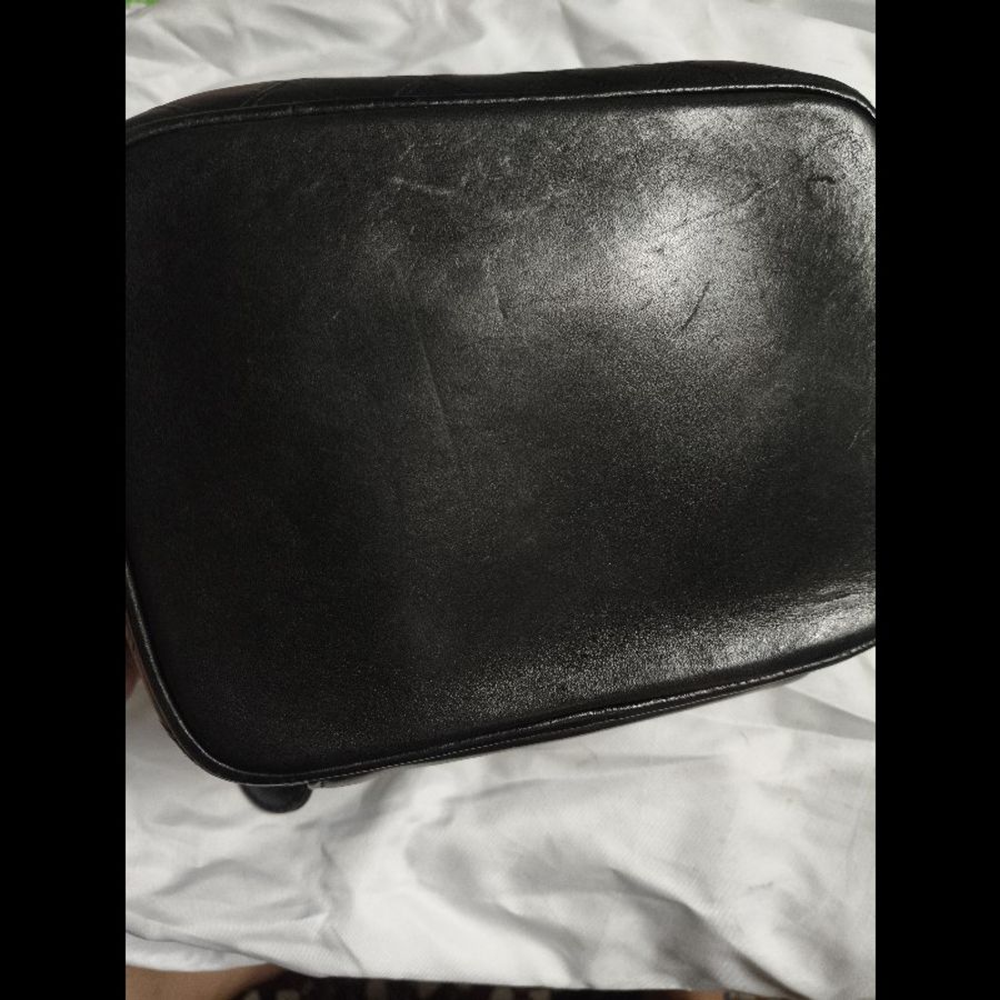 CHANEL 黑色 化妝包 老香 vintage-24