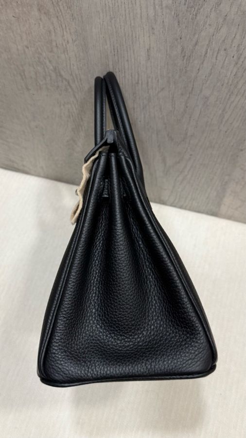 Hermes Birkin 25cm 黑色 Togo 銀釦 G刻-3