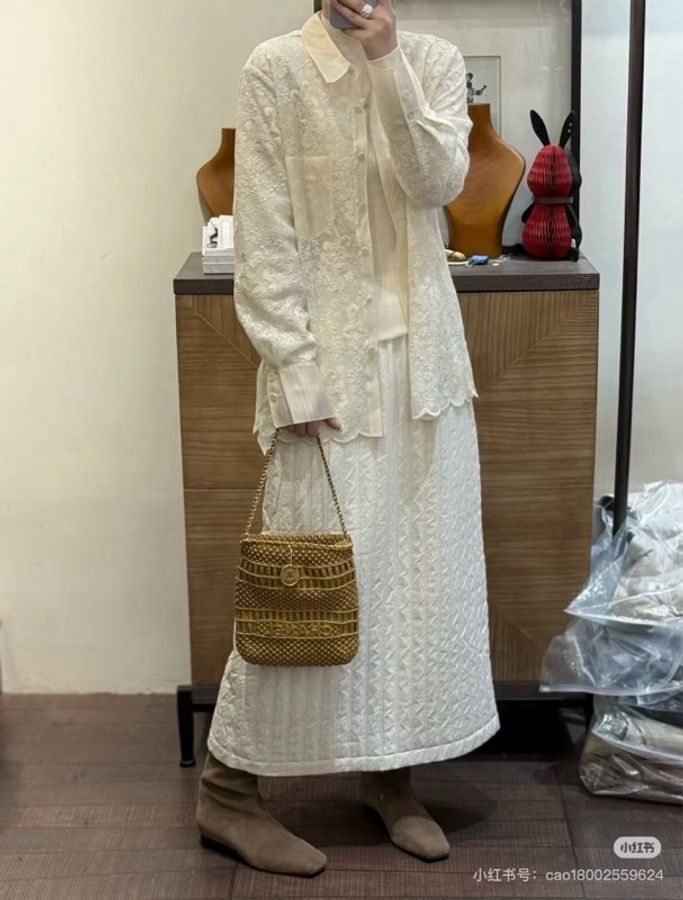 【威選精品】🖤 CHANEL 金色編織 Mini 22 Bag|稀有金色編織款・芯片版-2