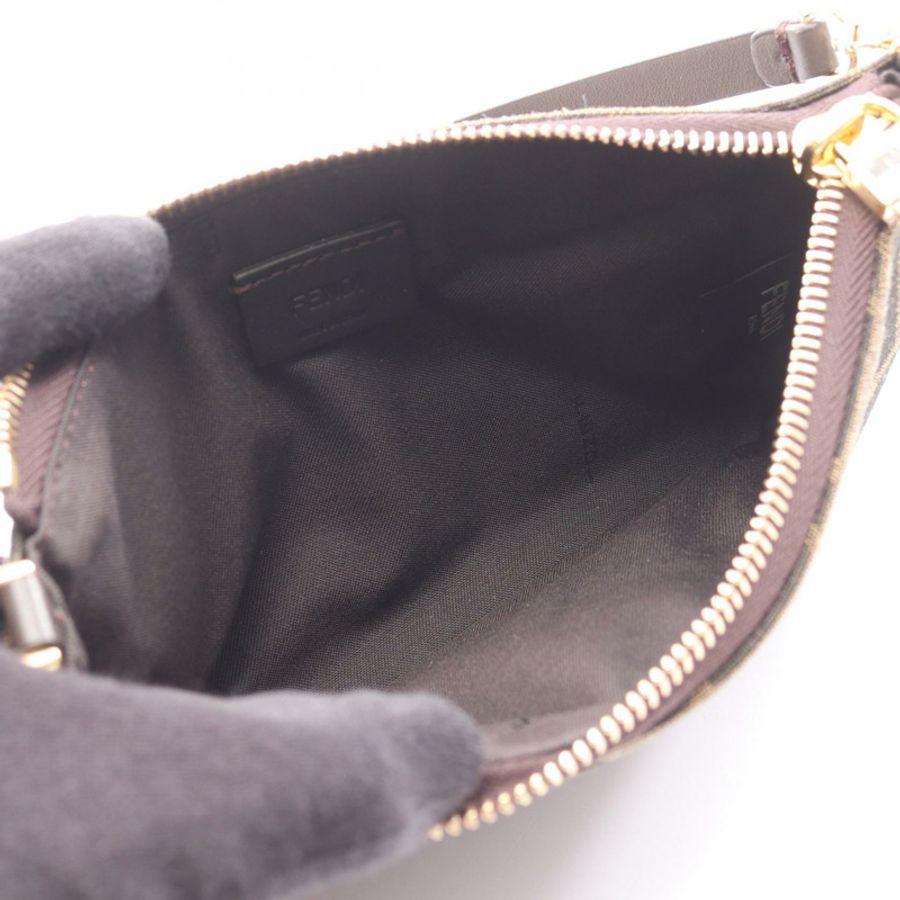 FENDI Zucca 手提包 8M0536A98PF1GL7 帆布皮革棕色 全新 女士-2