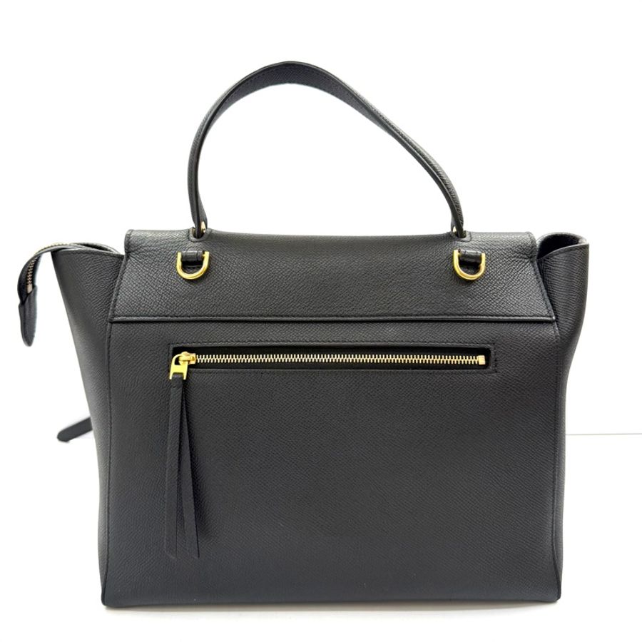 CELINE 黑色BELT MINI 手提肩背2WAY包 鯰魚包 OLD LOGO-1
