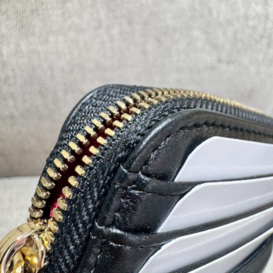 CHANEL19經典黑金小羊皮拉鍊零錢包-12