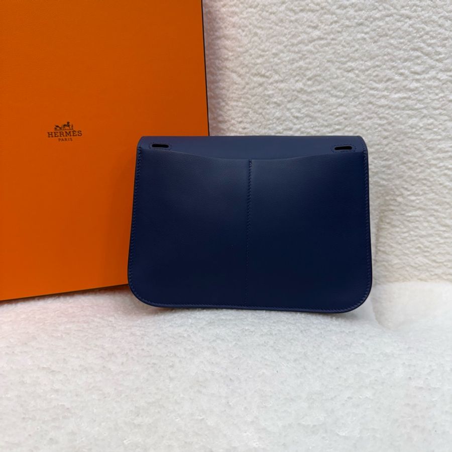 Hermes Bz Navy海軍藍Swift皮mini Halzan-2
