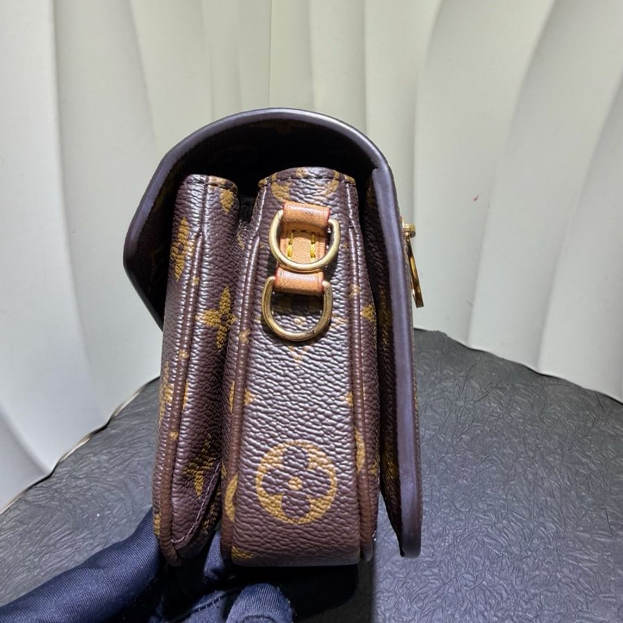 98新 芯片款 Pochette Metis East West 新款老花 雙肩帶 迷你 新款小郵差-2