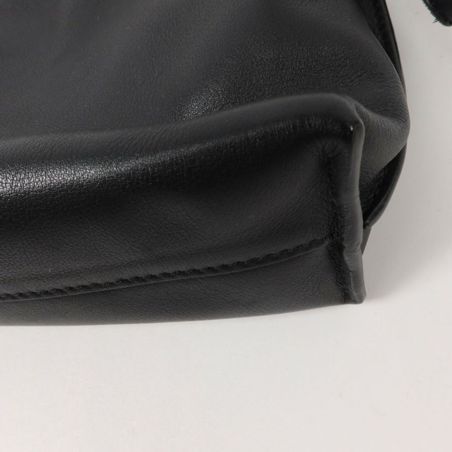 LOEWE 羊皮皮革Mini Flamenco Clutch With Chain鏈帶肩背袋-11
