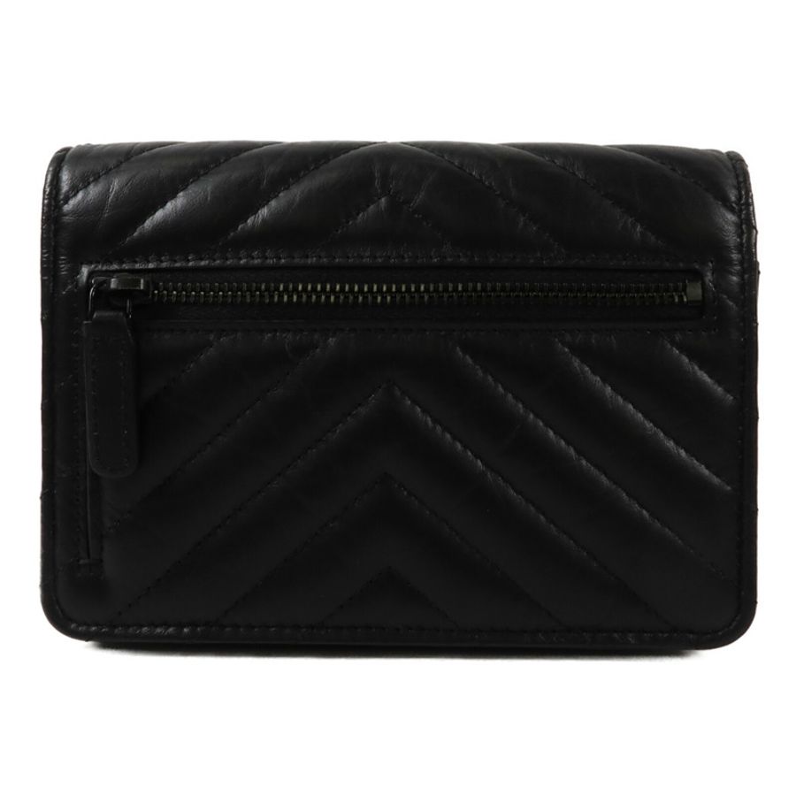 CHANEL 羊皮皮革2.55 Mini WOC鏈帶肩背袋-1