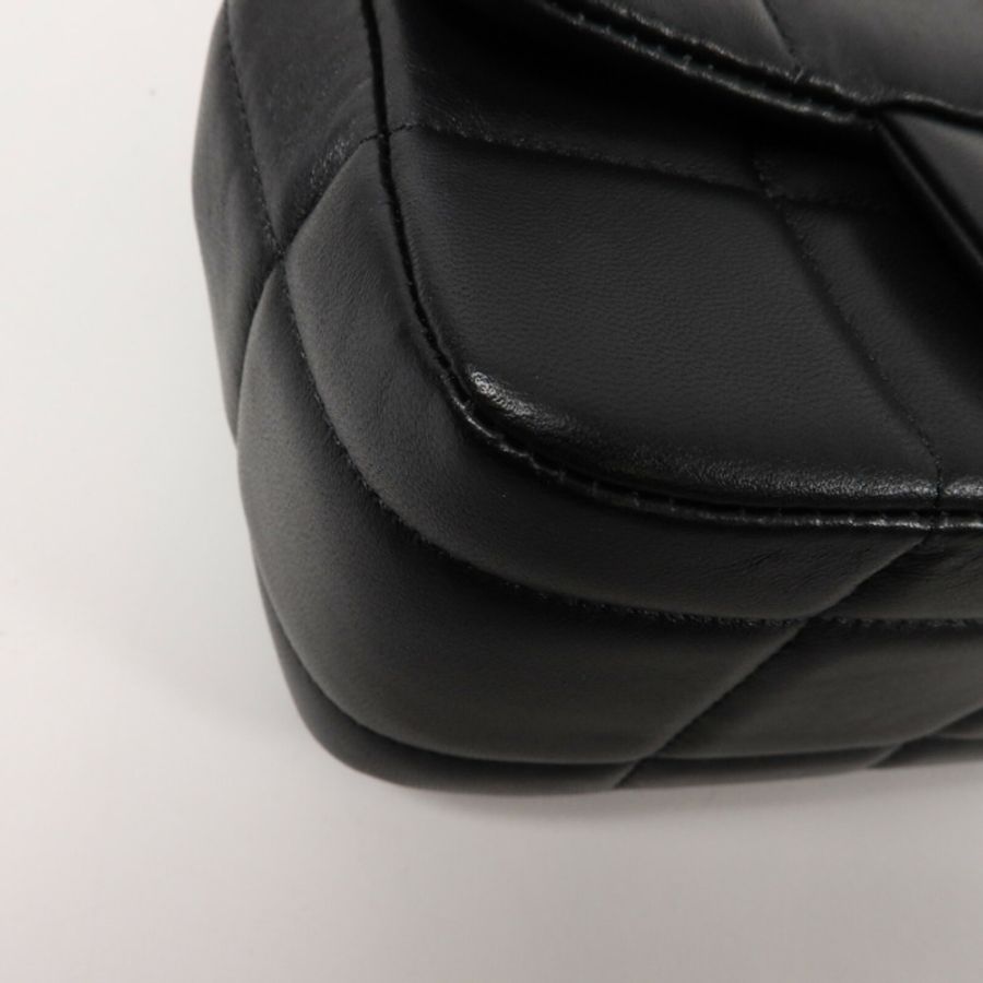 CHANEL 牛皮皮革Chain Shoulder鏈帶肩背袋-11