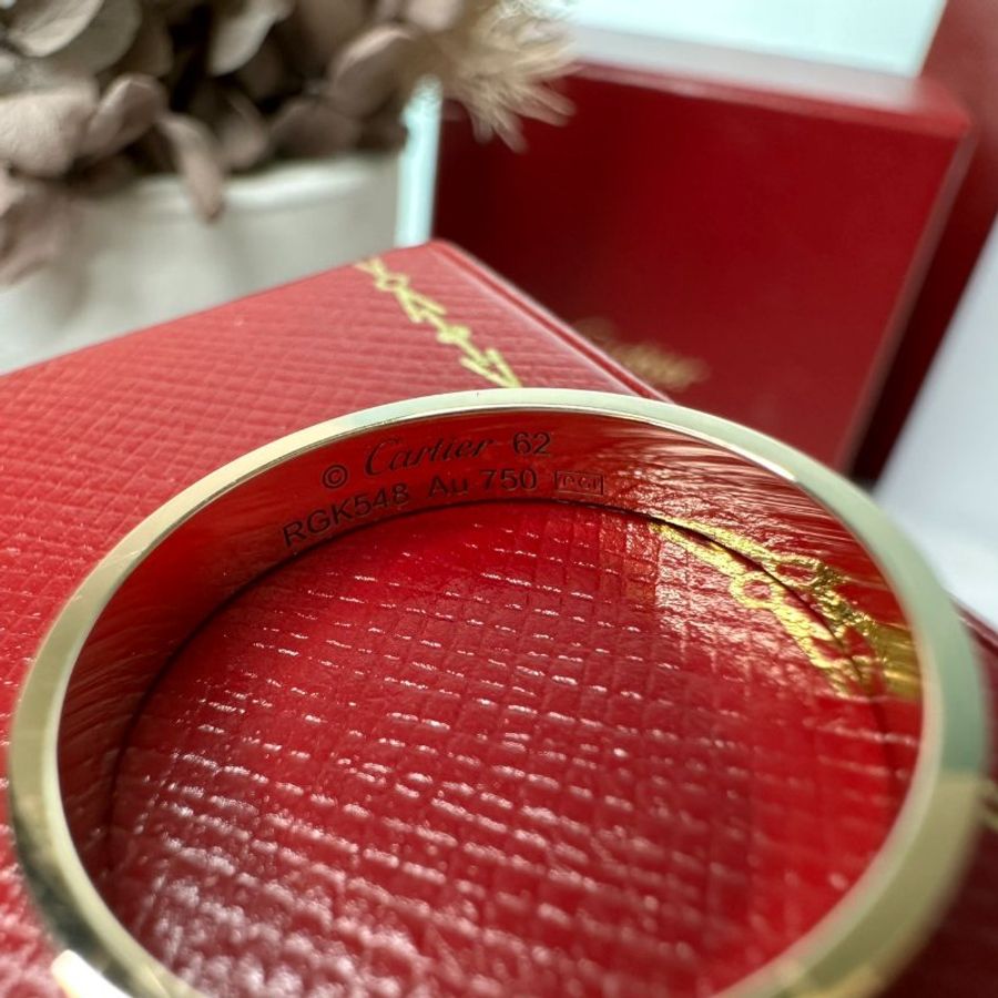 Cartier 經典LOVE系列玫瑰金戒指-5