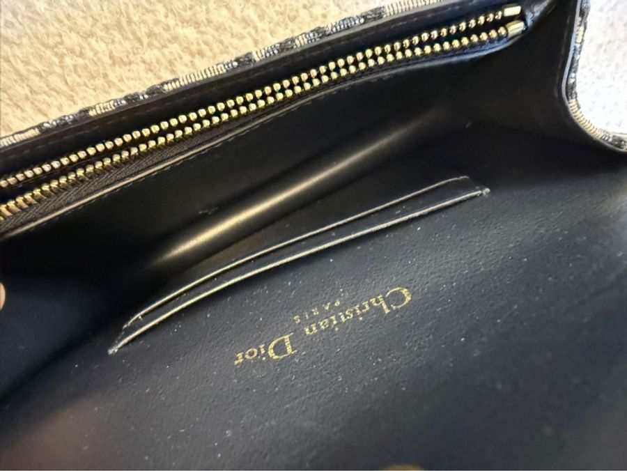 Dior 迪奧 Saddle 刺繡馬鞍包,經典老花 Oblique 印花,附腰帶,可單肩/斜挎/胸包,女款-28