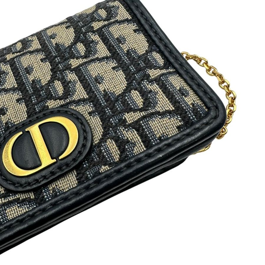 【美收精品】DIOR 30 Montaigne Nano 緹花帆布小袋C-669【隔月月中將轉賣至日本 上架期限30天】-12