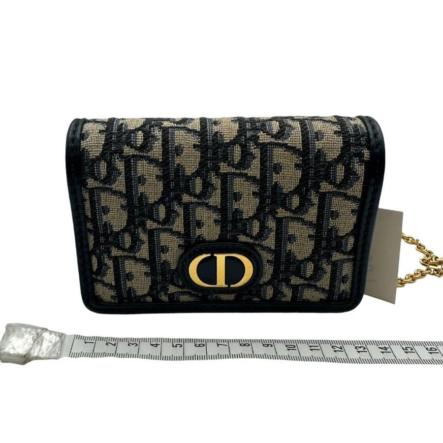 【美收精品】DIOR 30 Montaigne Nano 緹花帆布小袋C-669【隔月月中將轉賣至日本 上架期限30天】-15
