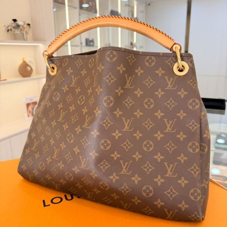 LV M40249 ARTSY MM老花手提/肩背包-0