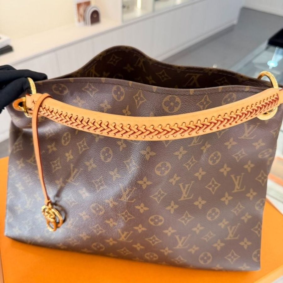 LV M40249 ARTSY MM老花手提/肩背包-5