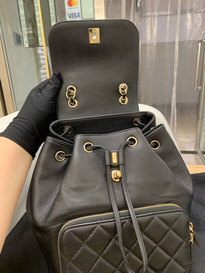 Chanel affinity backpack 黑色-5