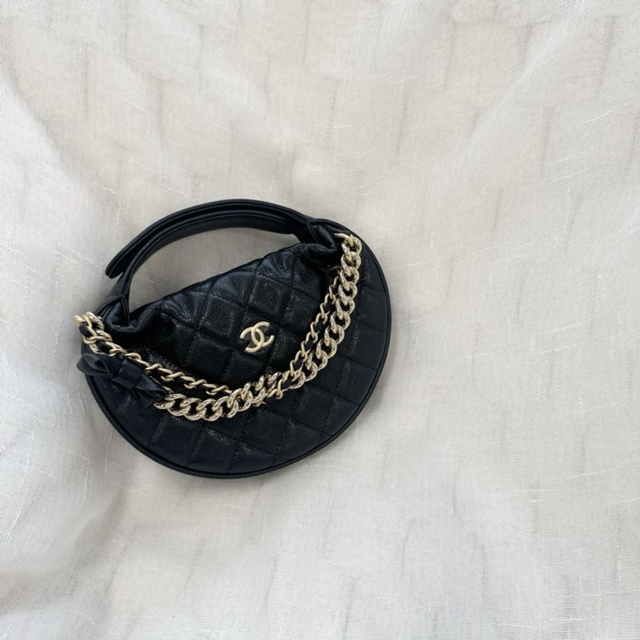 Chanel Bow Hobo Pouch-0