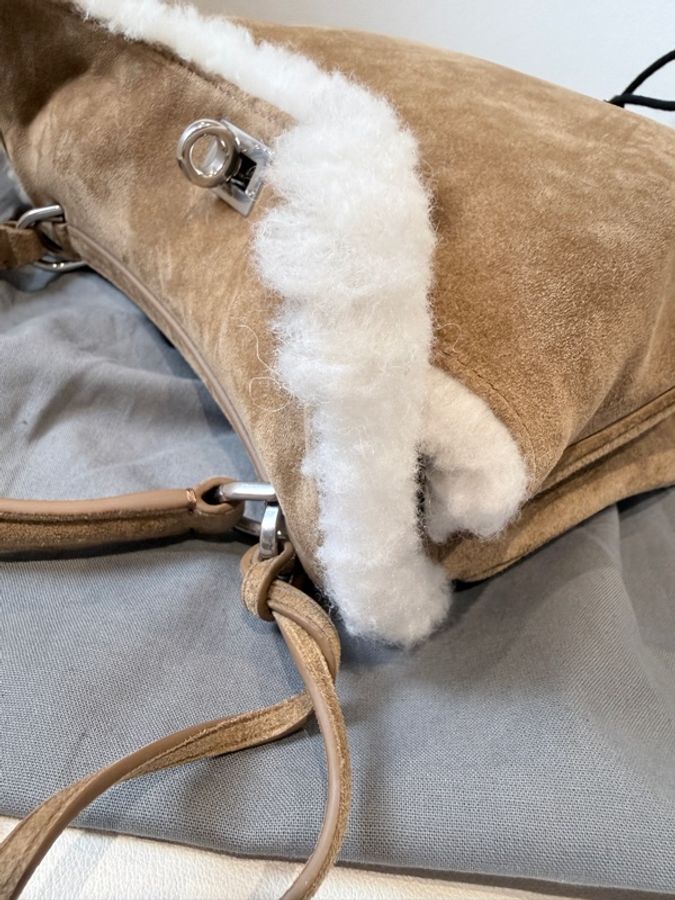Balenciaga✨Redeo mini 麂皮肩背包手提包-5
