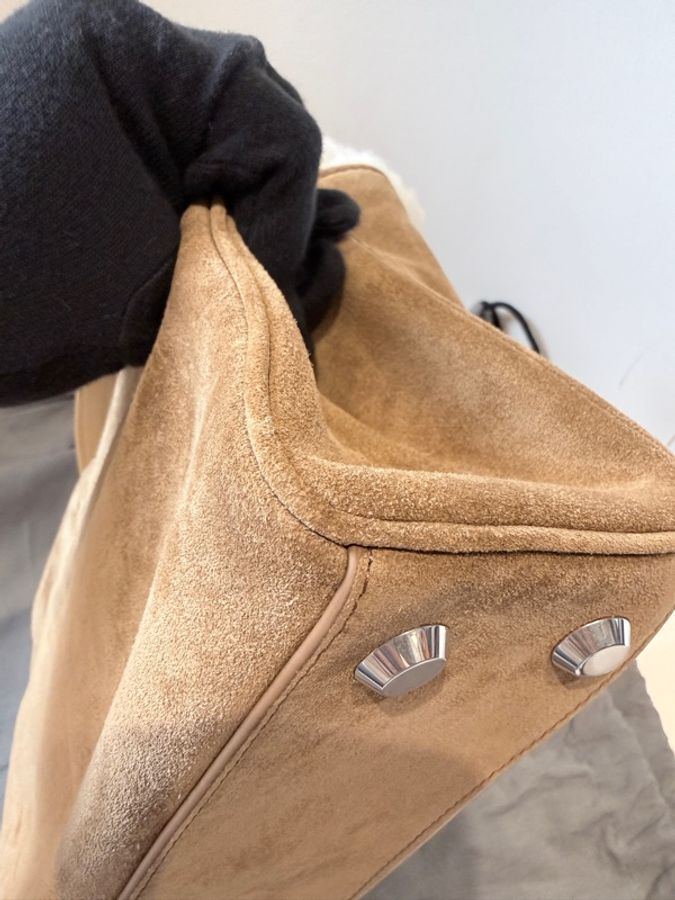 Balenciaga✨Redeo mini 麂皮肩背包手提包-16