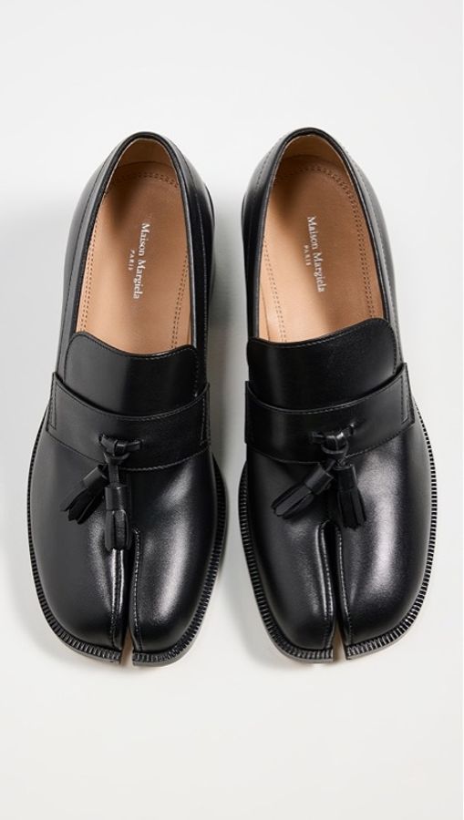 Masion Margiela Tabi Tassel Loafers 分趾皮鞋-1