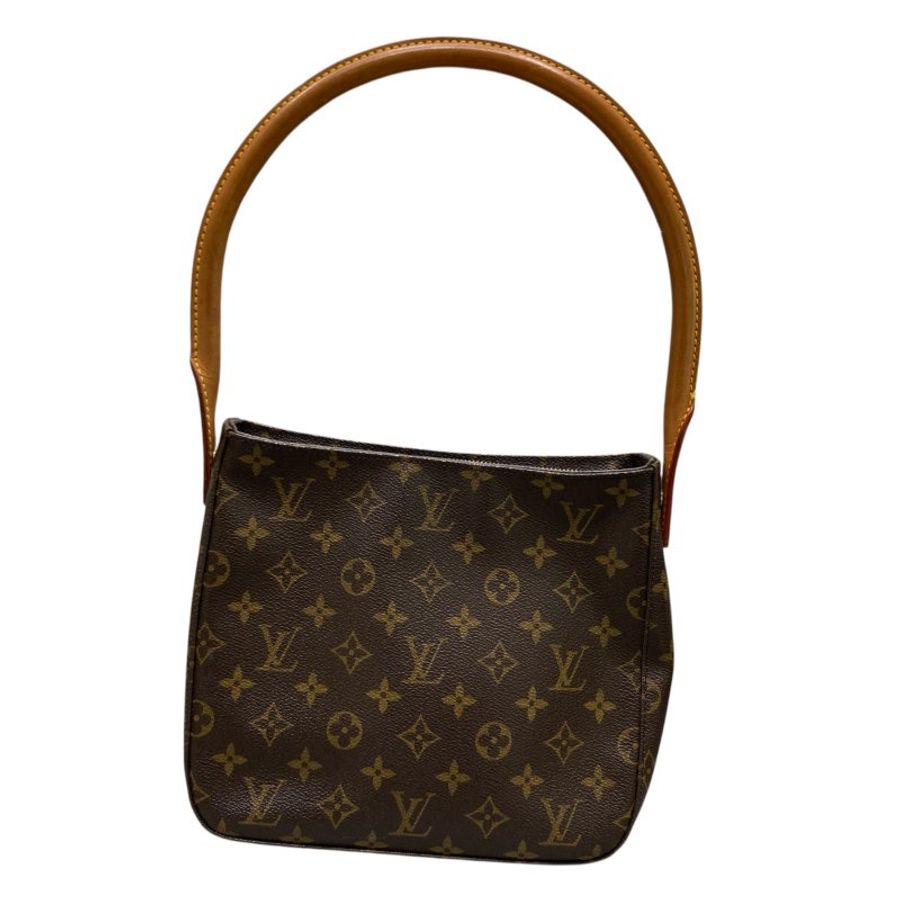 LOUIS VUITTON 路易威登 M51146 LOPPING MONOGRAM MM 肩背包 PVC帆布 棕色-1
