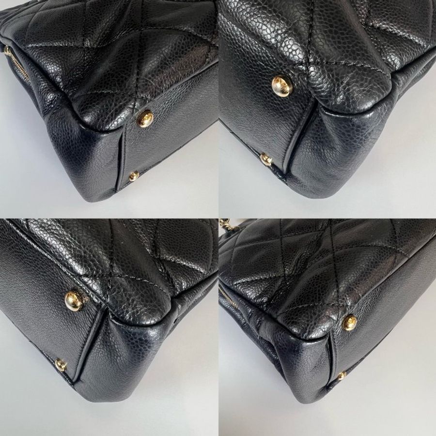 CHANEL 金鍊托特包 黑荔枝 A67294/保卡款17開-14