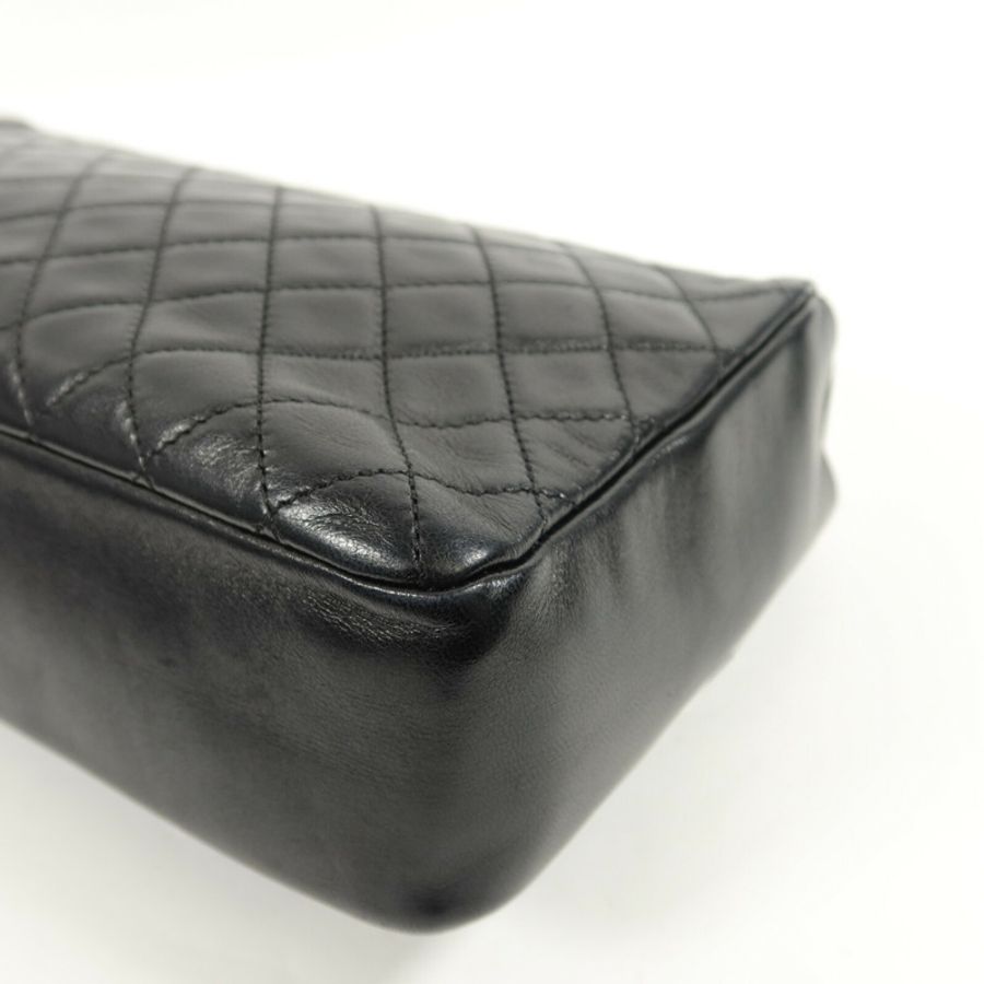 CHANEL 羊皮皮革Chain Shoulder鏈帶肩背袋-13
