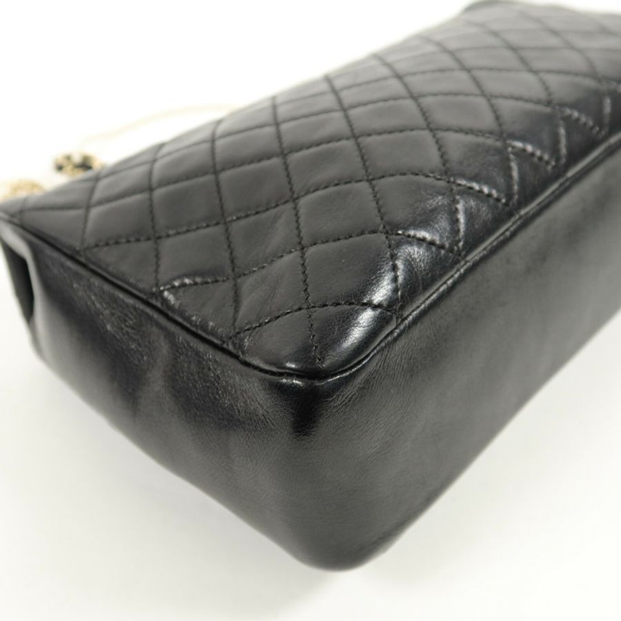 CHANEL 羊皮皮革Chain Shoulder鏈帶肩背袋-14