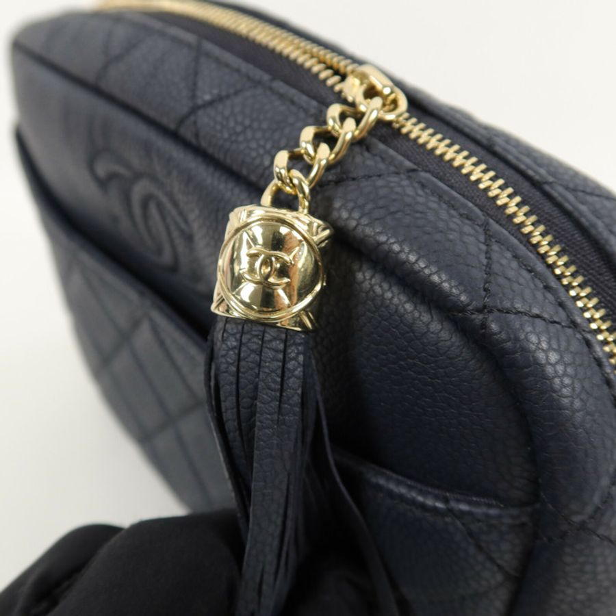 CHANEL 牛皮皮革Camera Bag鏈帶肩背袋-9