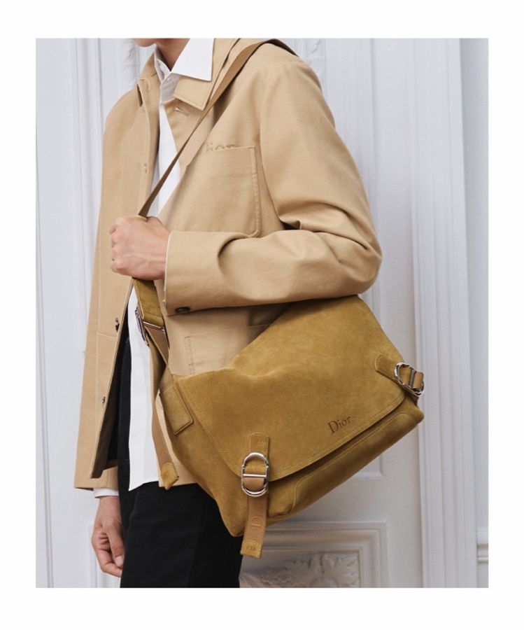Dior 男士 翻蓋單肩包均碼碼中號、31cm*15cm*25cm-5