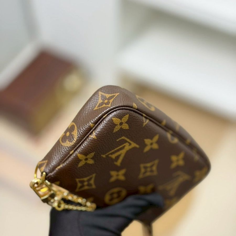 🏷LV 路易威登.Mini 老花小麻將 M58009/客人寄賣-6