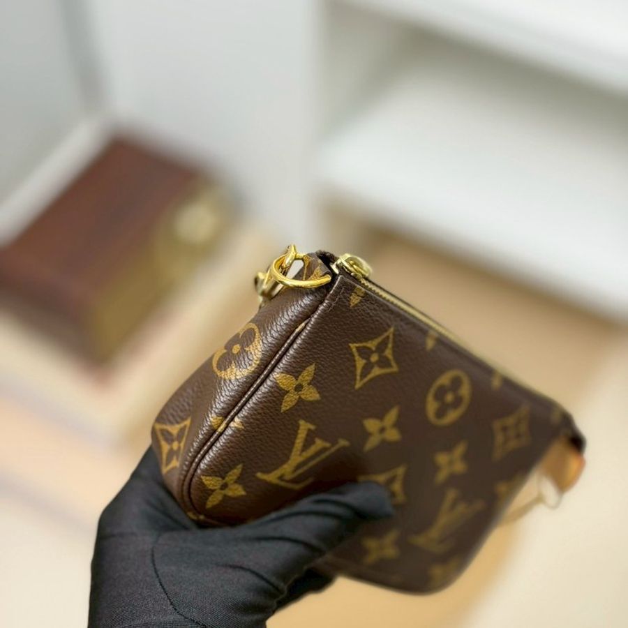 🏷LV 路易威登.Mini 老花小麻將 M58009/客人寄賣-8