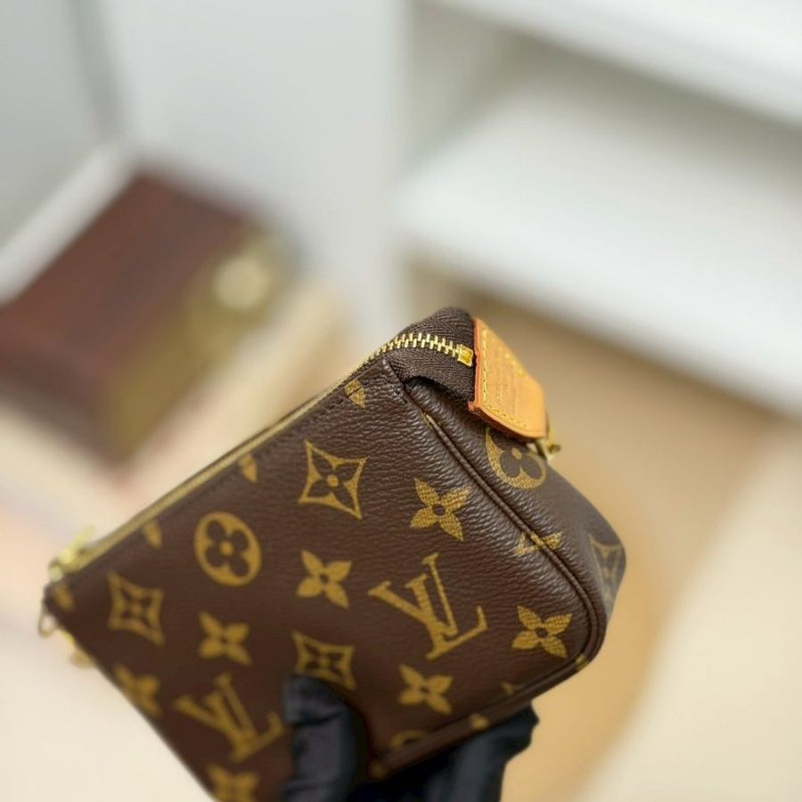 🏷LV 路易威登.Mini 老花小麻將 M58009/客人寄賣-9